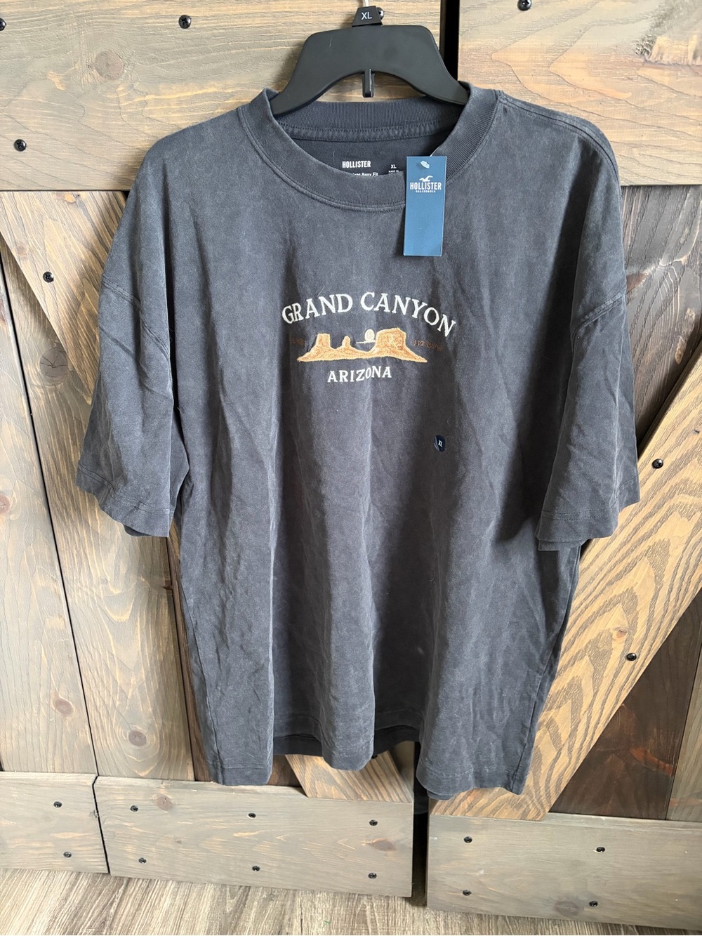 Hollister Black Grand Canyon Arizona Graphic Tee